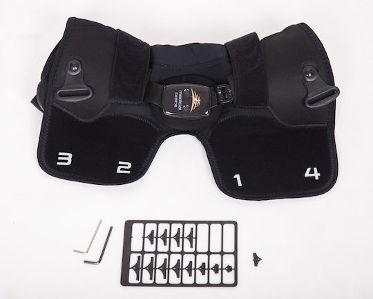 Medical Brace MB.4080 Easy Wrap Patellofemoral Splint Left Side Black