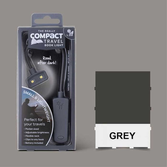 IF Book Light LED with Clip Gray