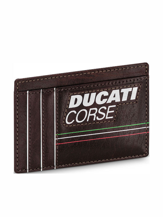 Corse Stile Leather Men's Wallet with Cards Brown