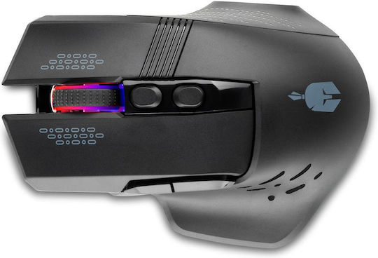 Spartan Gear Cecrops Ασύρματο RGB Gaming Ποντίκι 12800 DPI Μαύρο