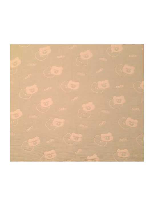 Double Sided Cotton Baby Quilt 100x110cm Mint