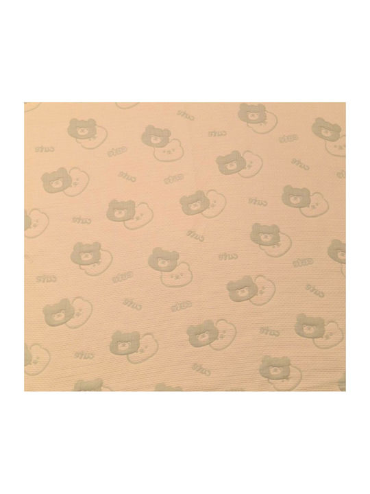 Double Sided Cotton Baby Quilt 100x110cm Mint