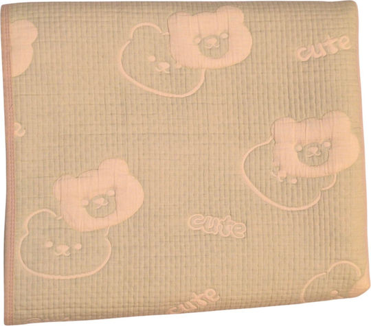 Pătură pentru bebeluși Față și spate Bumbac Mint 100x110cm