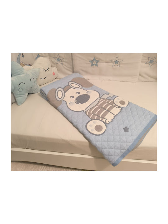 Double Sided Cotton Baby Quilt 100x120cm Ciell