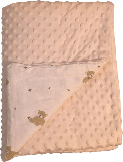 Pilotă pentru bebeluși Mia Home Bubbles Ecru 110x140