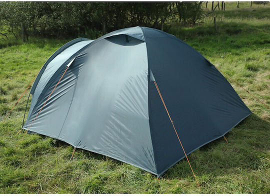 Vango Tay 400 Camping Tent Igloo Blue With Double Cloth 3 Seasons For 4 People 300x250x140cm