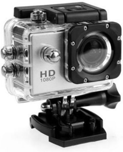 SPM Scamera Action Camera Full HD (1080p) Underwater (with Case) with Screen 2" and Wi-Fi White