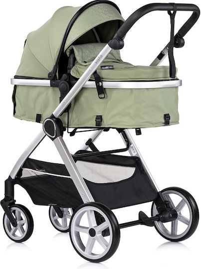 Chipolino Vista Adjustable 2 in 1 Baby Stroller Suitable for Newborn Basil 9.7kg