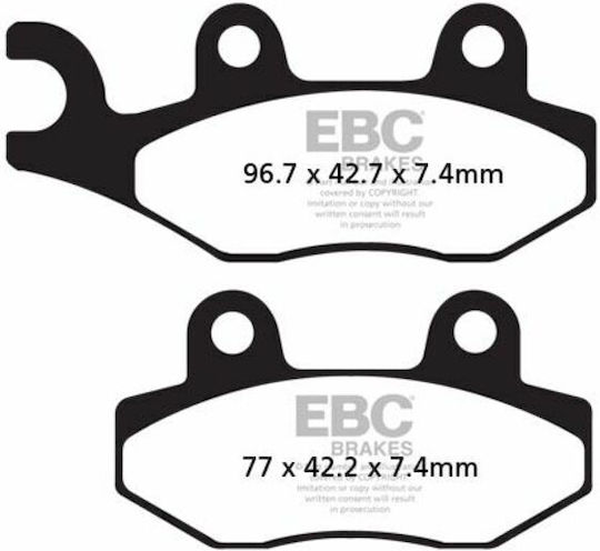EBC Motorcycle Brake Pads for Triumph Trophy Yamaha TT