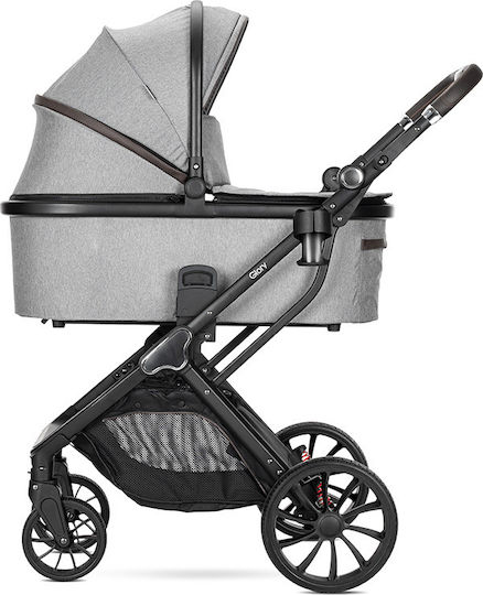 Lorelli Glory Adjustable 2 in 1 Baby Stroller Suitable for Newborn Gray 22kg