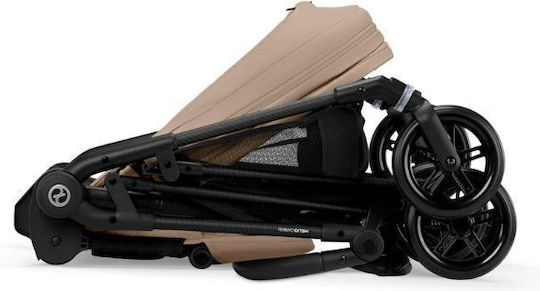 Cybex Melio Καρότσι Μωρού Kατάλληλο για Nεογέννητο Μπεζ