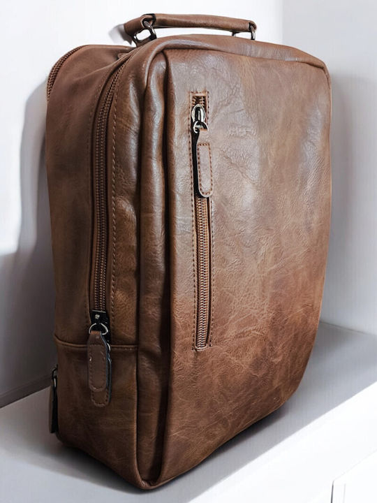 Paolo Bags Backpack Καφέ