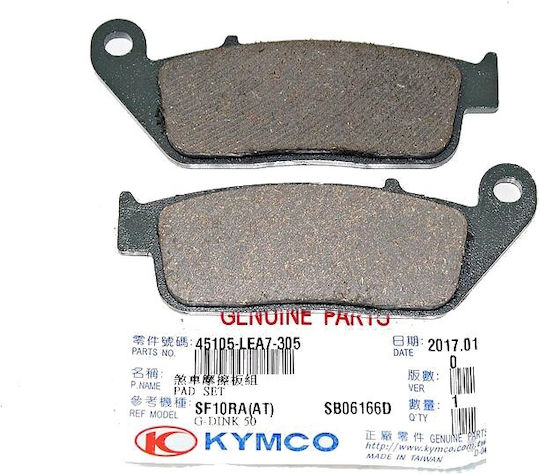 Kymco Plăcuțe de frână pentru motociclete Înainte pentru Kymco Mare Dink 45105-LEA7-305