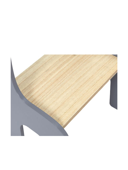Παιδική Καρέκλα Γκρι 33x49.5x60εκ.