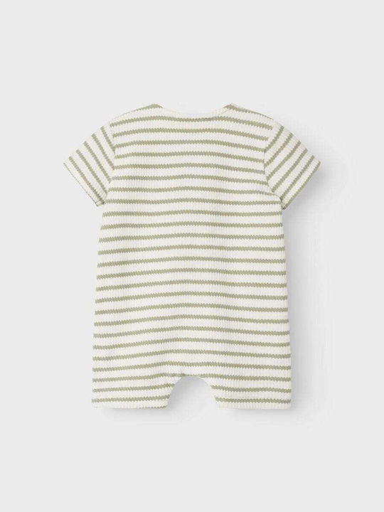 Lil' Atelier Baby Bodysuit Short-Sleeved Seagrass