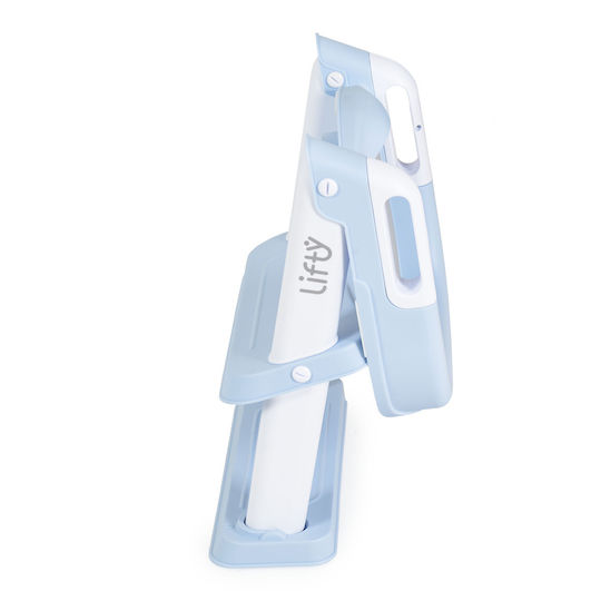 Moni Toddler Toilet Seat Lifty with Footrest Handles & Blue Cushion