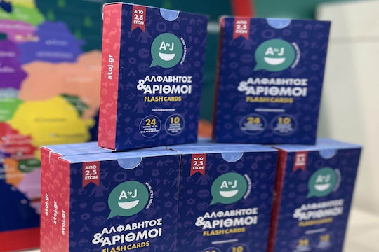 Κάρτες – Αλφάβητος Lernspiel Buchstaben und Zahlen