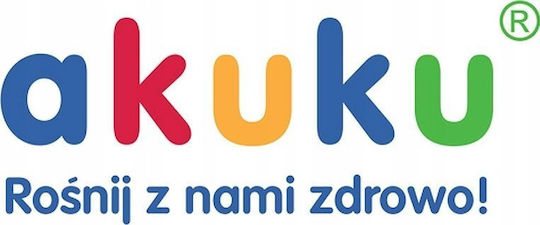 Akuku Παιδικό Ποτηράκι από Σιλικόνη Ροζ 280ml για 9m+