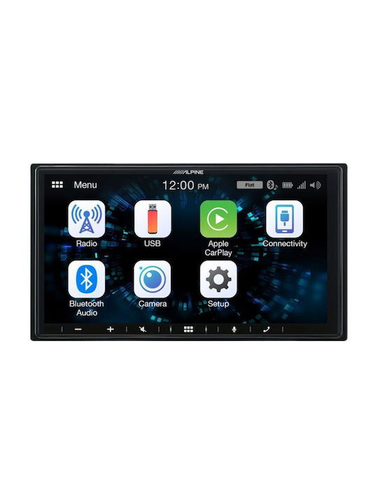 Alpine Auto-Audiosystem 2DIN (Bluetooth/USB/WiFi/GPS/Apple-Carplay/Android-Auto) mit Touchscreen 7"