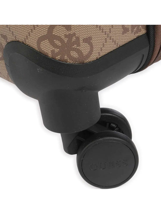 Guess Berta Kabinenreisekoffer Brown mit 4 Räder Höhe 53cm
