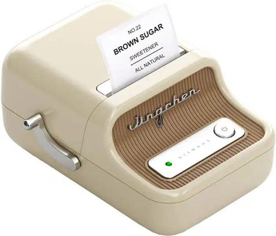 Niimbot B21S Електронен еднопосочен етикетен принтер с Bluetooth, Бял
