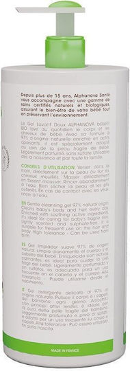 Alphanova Cleansing Gel, Shampoo und Sprudelbäder Bio 1000ml