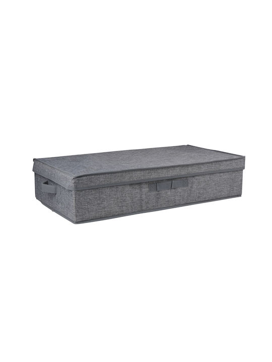ArteLibre Fabric Storage Box with Lid Gray 2pcs
