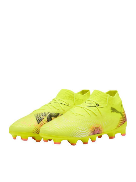Future 8 Pro FG/AG Kids Soccer Cleats Molded Yellow