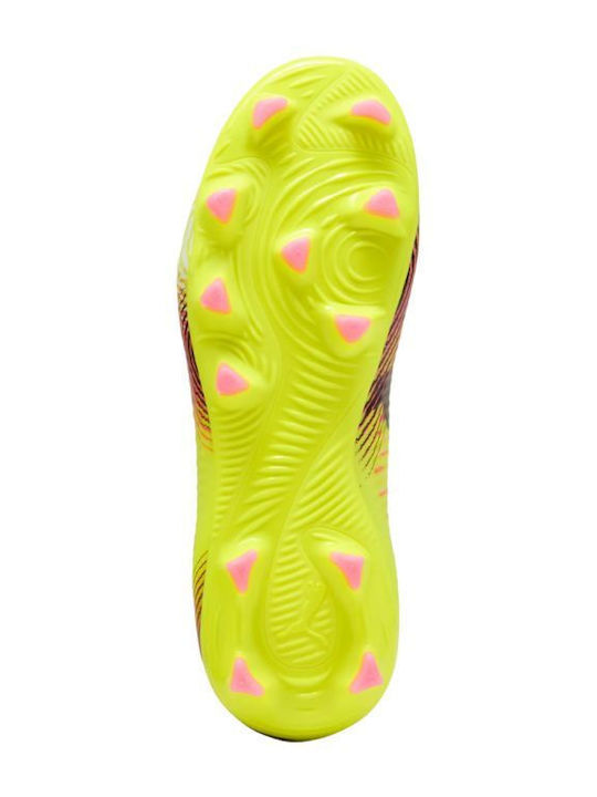 Future 8 Pro FG/AG Kids Soccer Cleats Molded Yellow