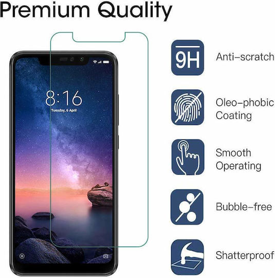 Tempered Glass (Redmi Note 6 Pro)