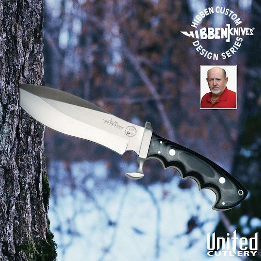 United Cutlery Gil Hibben Alaskan Ματσέτα Μαύρη σε Δερμάτινη Θήκη