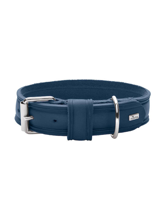 Zgarda din piele Hunter Aalborg Rustica 60 L Albastru Închis