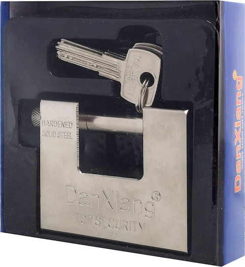 Dan Xiang Steel Padlock Monoblock with Key 84mm 1pcs
