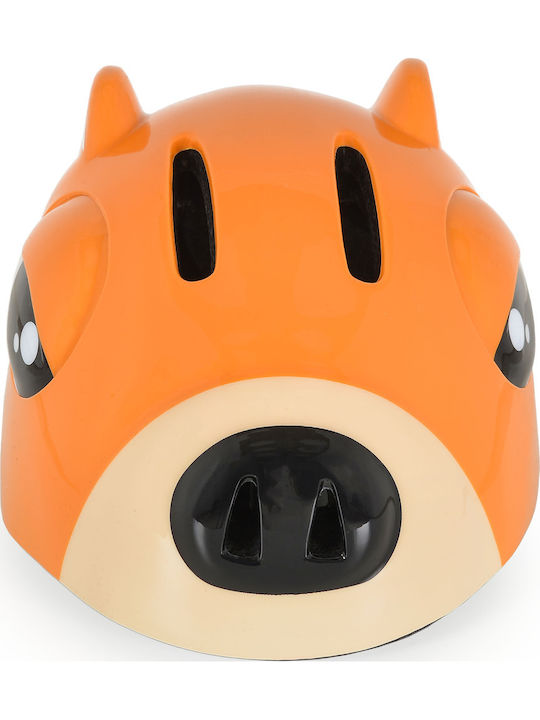 Byox Kids' Helmet for City Bike Orange with LED Light