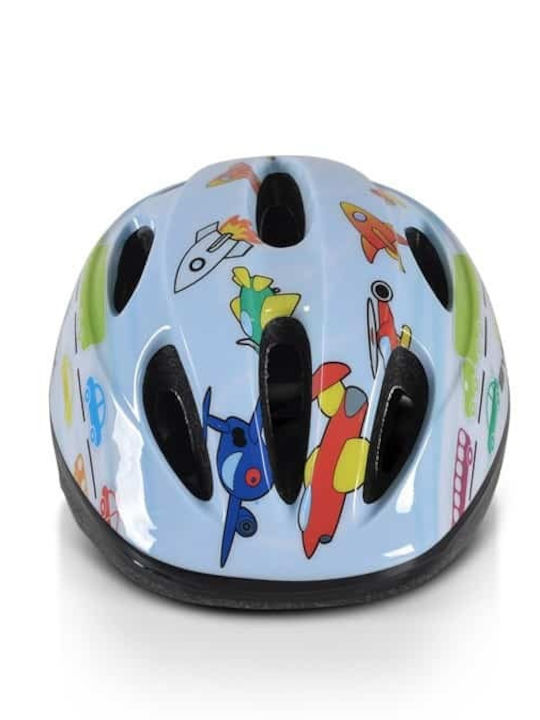 Byox Y03 Kids' Helmet for City Bike Multicolour with LED Light