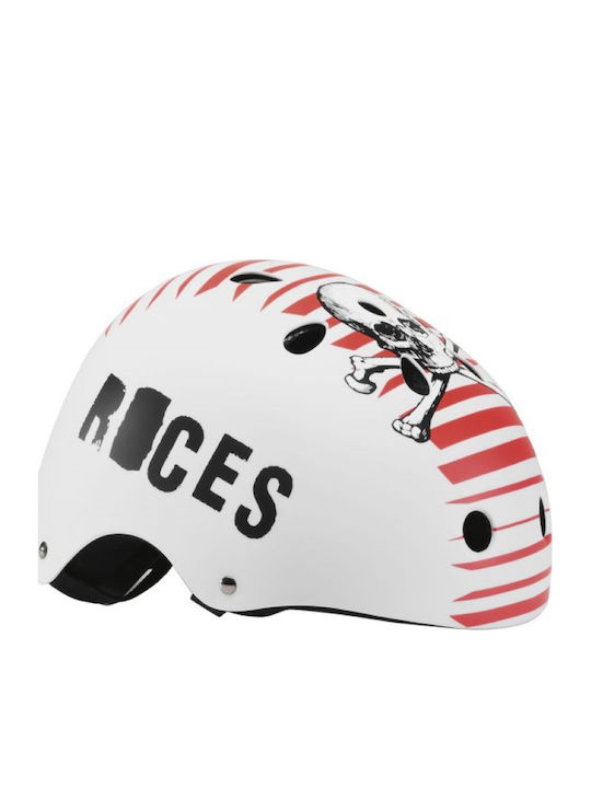 Roces Cască pentru biciclete / trotinete pentru copii pentru biciclete Orașului Alb