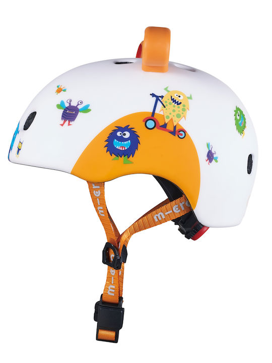 Micro 3D Monsters Kids' Helmet for City Bike Multicolour Small (48-53cm)