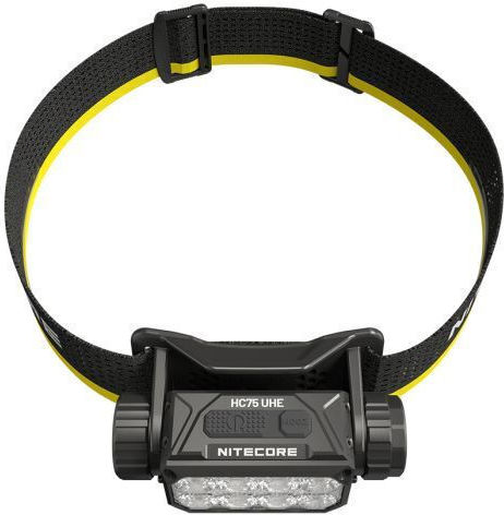 NiteCore Rechargeable Headlamp LED with Maximum Brightness 3000lm Hc75 Uhe White