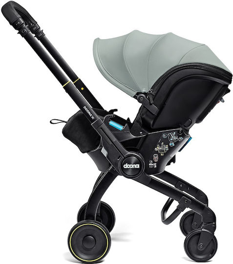 Doona X Car Seat & Stroller Καρότσι 2 σε 1 Kατάλληλο για Nεογέννητο Dusty Sage 8.3kg