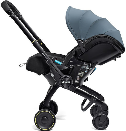 Doona X Car Seat & Stroller Καρότσι 2 σε 1 Kατάλληλο για Nεογέννητο Ocean Blue 8.3kg
