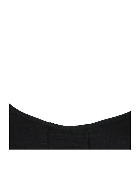 Women's Blouse Short Sleeve Black