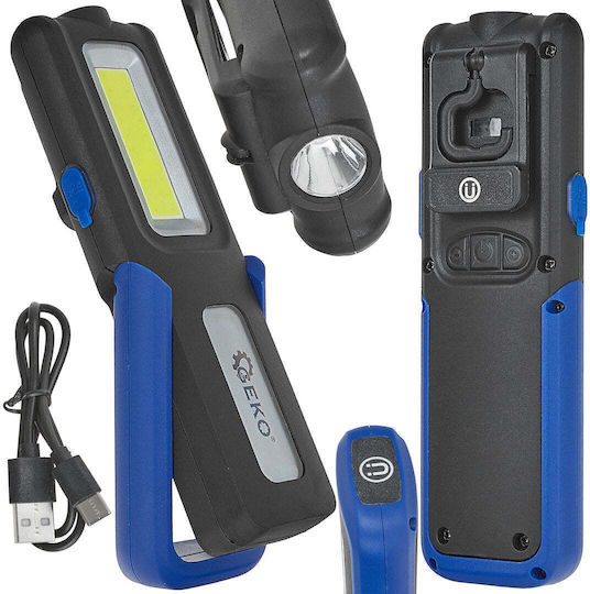 Geko Battery Workshop Light LED IP44 with Brightness up to 400lm
