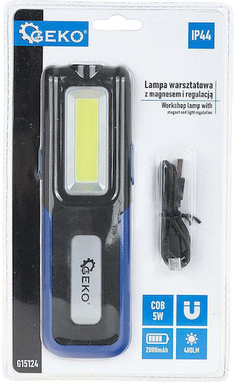 Geko Battery Workshop Light LED IP44 with Brightness up to 400lm