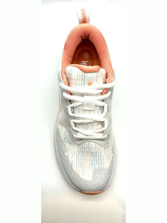 Anatomical Sneakers White-peach