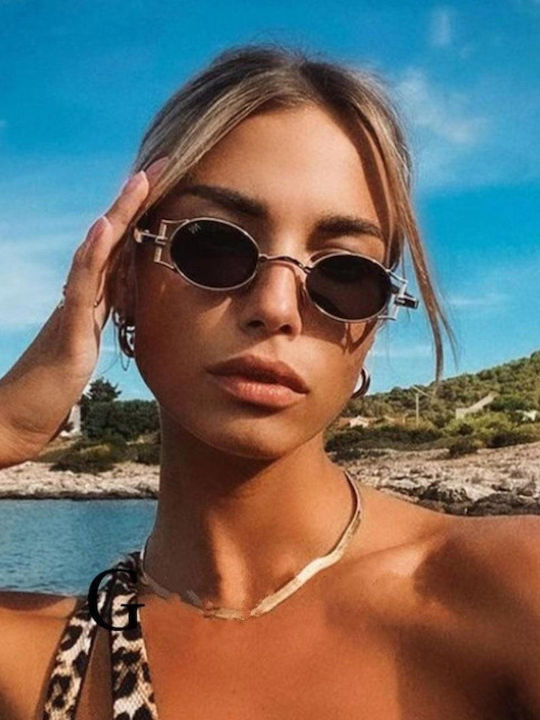 SeeVision Γυαλιά Ηλίου Χρυσά με Μεταλλικό Σκελετό