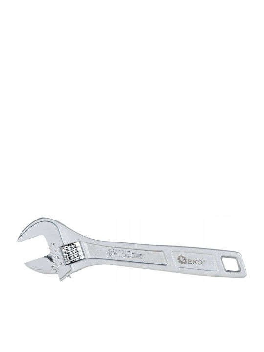 Geko French Wrench with Adjustable Opening 6mm 152.4mm