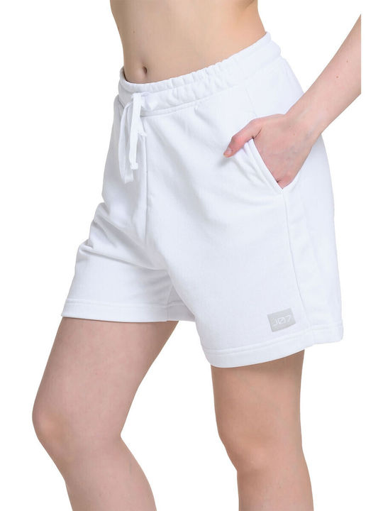 Γυναικεία Αθλητική Βερμούδα Πετσετέ White