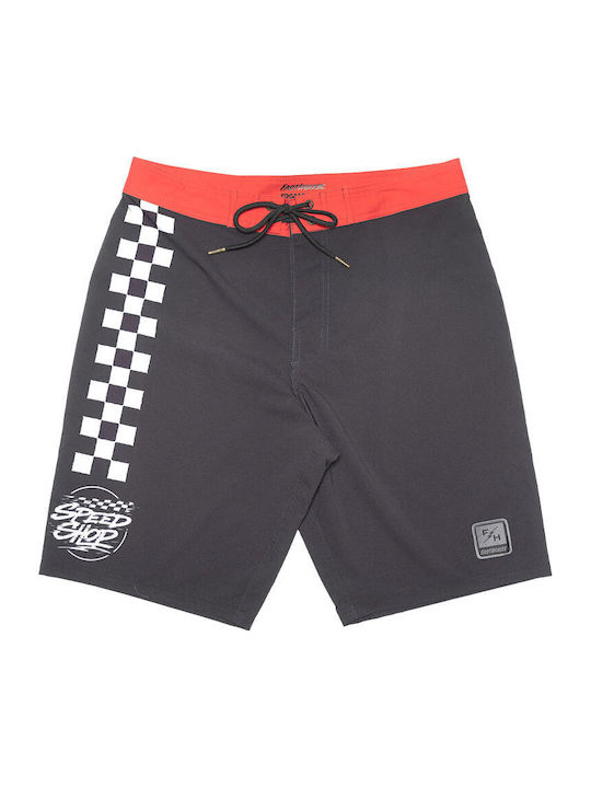 Men's Swimwear Shorts Black/red