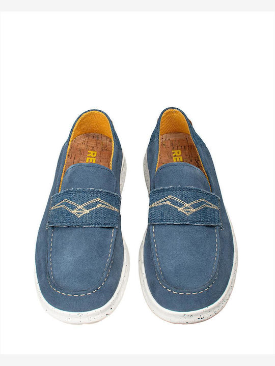 Alcyon Men's Moccasins Blue