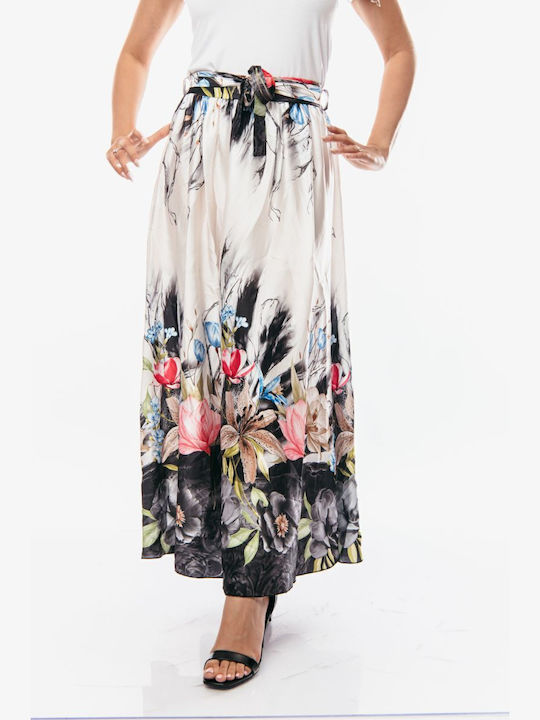 High-waisted Maxi Skirt Black